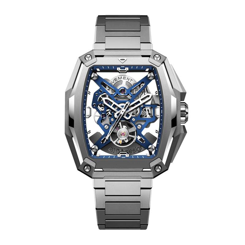 CIGA design SKELETON AUTOMATIC WATCH HUNTER TITANIUM