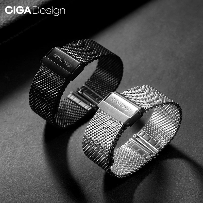 CIGA Design Milanese stainless steel quick-release strap