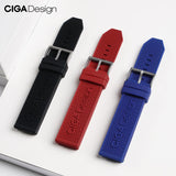 CIGA design Skeleton Cask Mechanical Strap Quick Release Silicone Strap