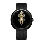 CIGA design WANDERING HOUR  AUTOMATIC WATCH  TIME CIPHER GOLD