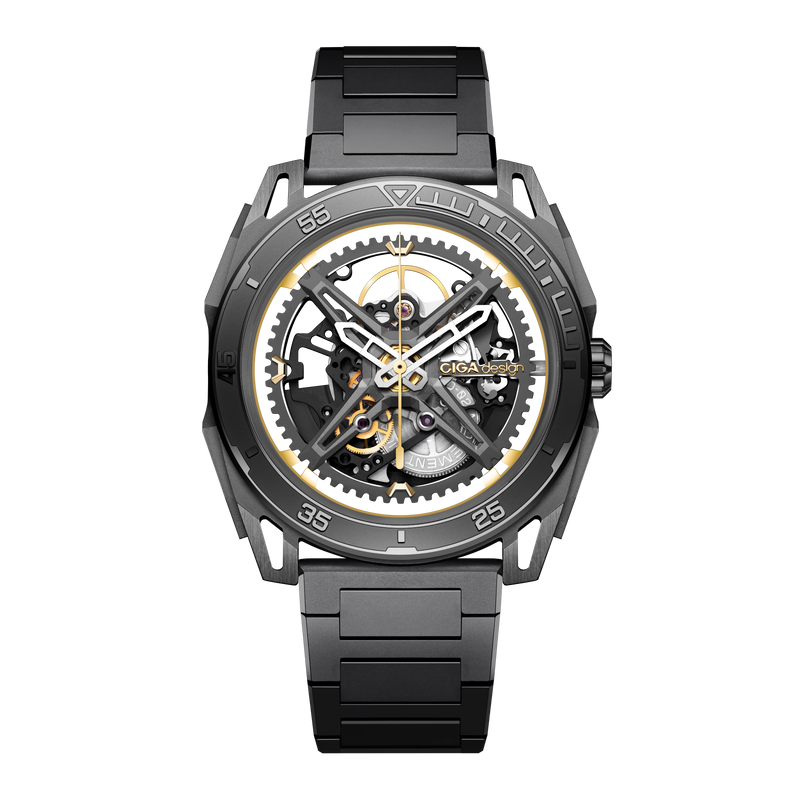 CIGA design ROUND AUTOMATIC SKELETON WATCH · FALCON