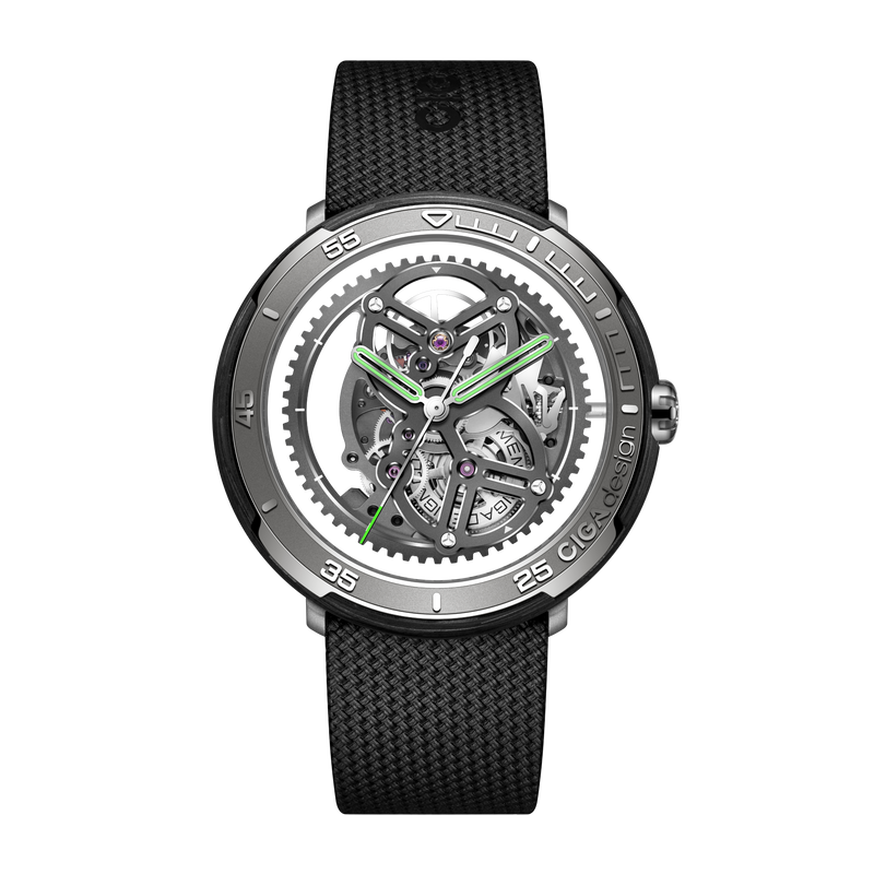 CIGA design RACING-INSPIRED AUTOMATIC SKELETON WATCH VECTOR