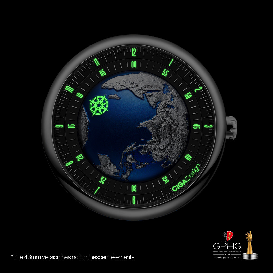 CIGA design Mechanical Watch Blue Planet II