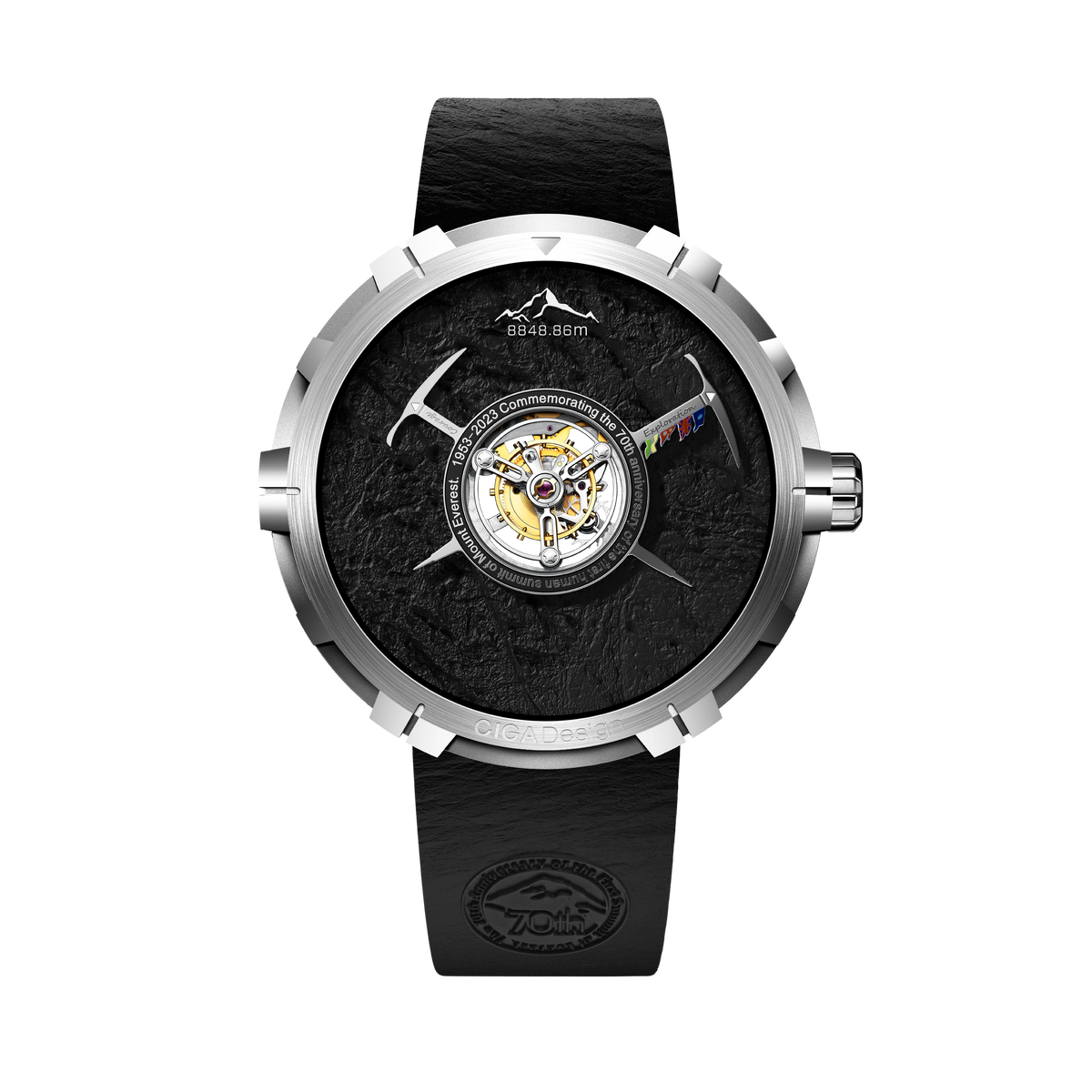 CIGA design CENTRAL TOURBILLON WATCH · EVEREST 70TH ANNIVERSARY EDITION