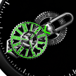 CIGA design AUTOMATIC WANDERING HOUR WATCH · TIME CIPHER