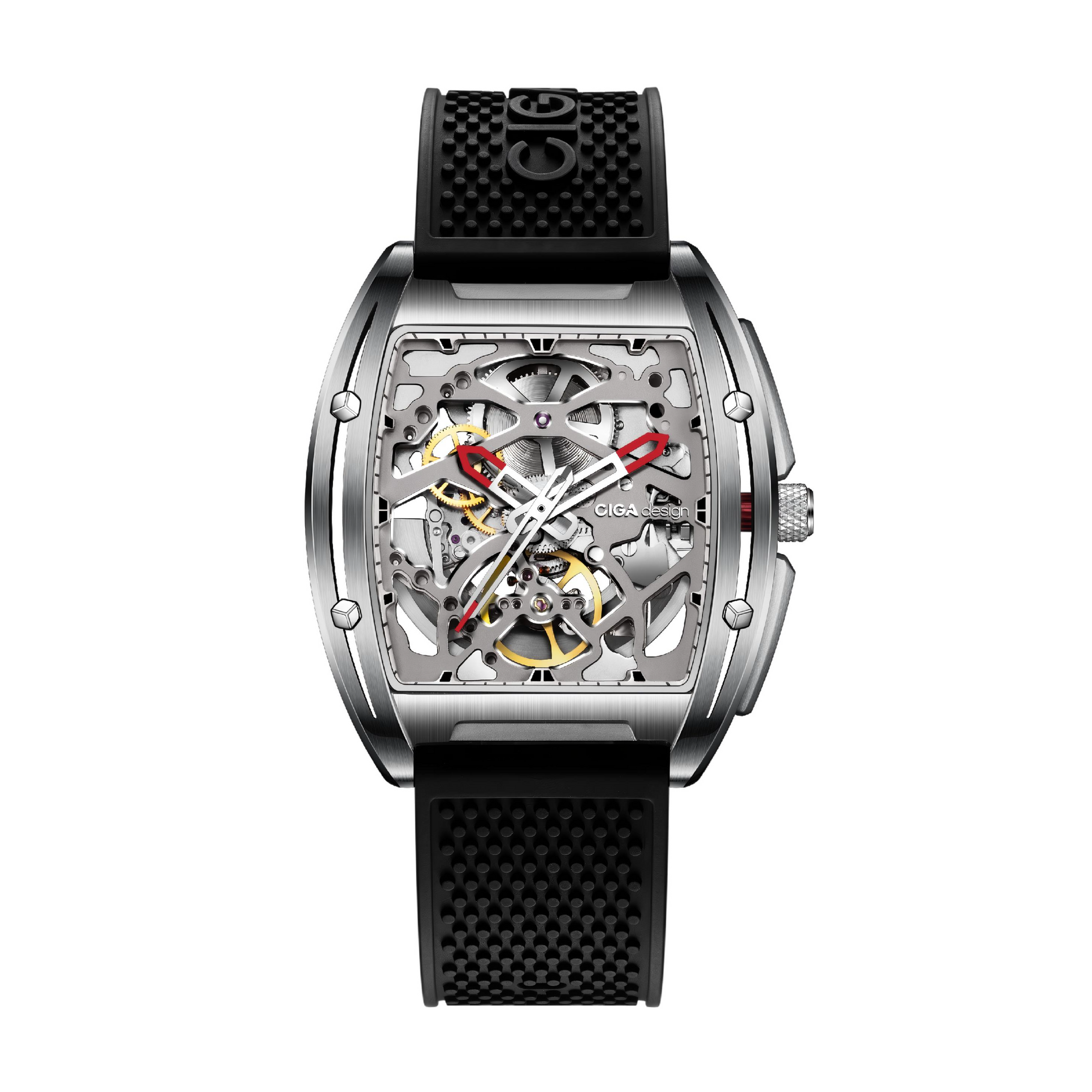 CIGA Design Orologio Uomo Automatico X Series – Scheletrato In Acciaio, Ceramica E Silicone – Vetro Zaffiro - 3
