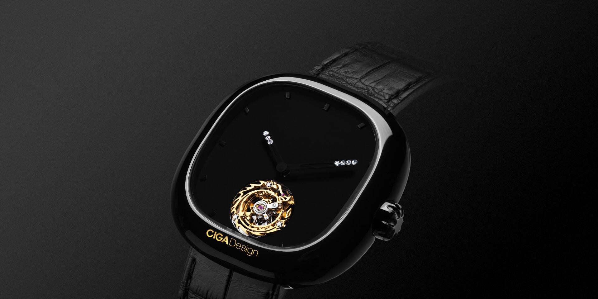 CIGA Design Mechanical Watch Tourbillon Chinese Zodiac The Year of Dragon - Limited 365 Sets