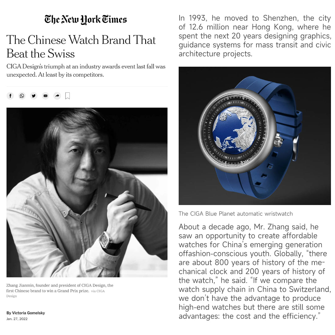 Bemutatjuk: CIGA Design Blue Planet - megfizethető, szépségdíjas prémium óra 2 Bemutatjuk: CIGA Design Blue Planet - megfizethető, szépségdíjas prémium óra 1