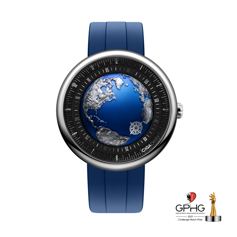 CIGA design BLUE PLANET II · ATLANTIC OCEAN-INSPIRED AUTOMATIC WATCH