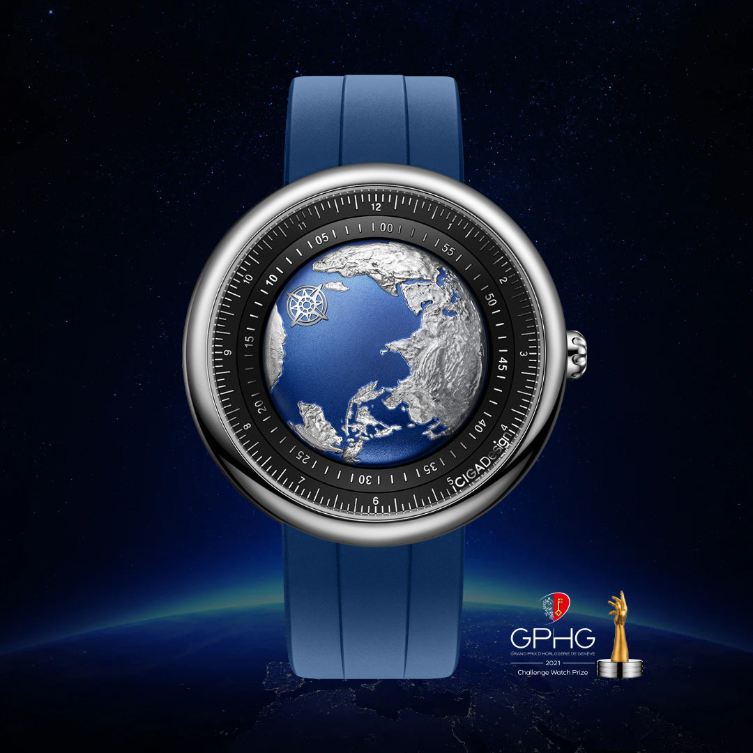 CIGA Design Mechanical Watch Series U Blue Planet