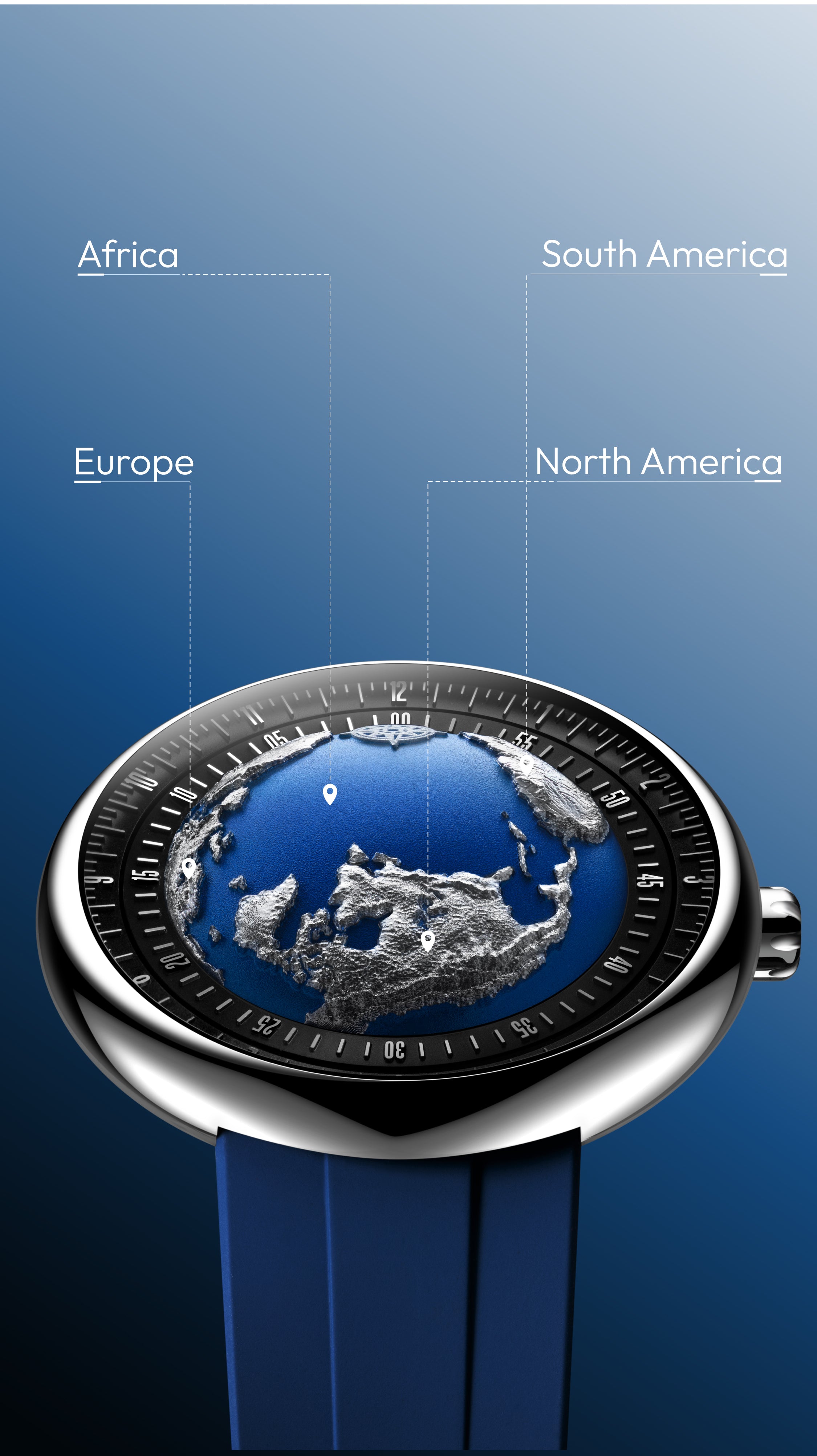 ジーダ　ルシオ　マグノアウベス　ヴァグネル　ホベルッチ　ブラジル　直筆サイン CIGA design GPHG-WINNING LINEAGE AUTOMATIC WATCH BLUE PLANET ATLANTIC
