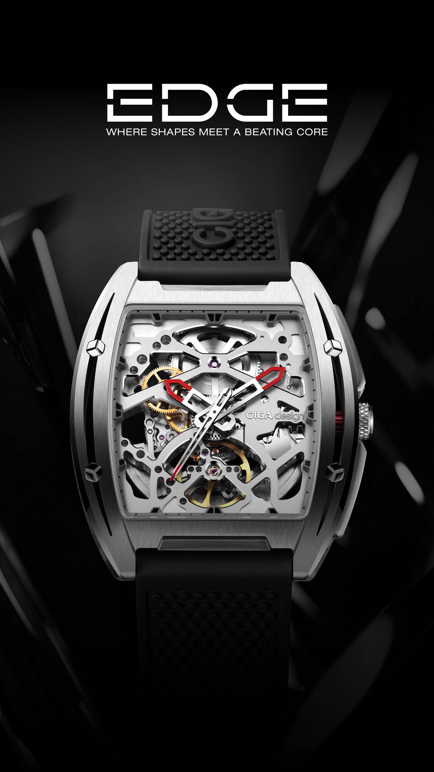 CIGA design SKELETON AUTOMATIC WATCH EDGE ORIGINAL