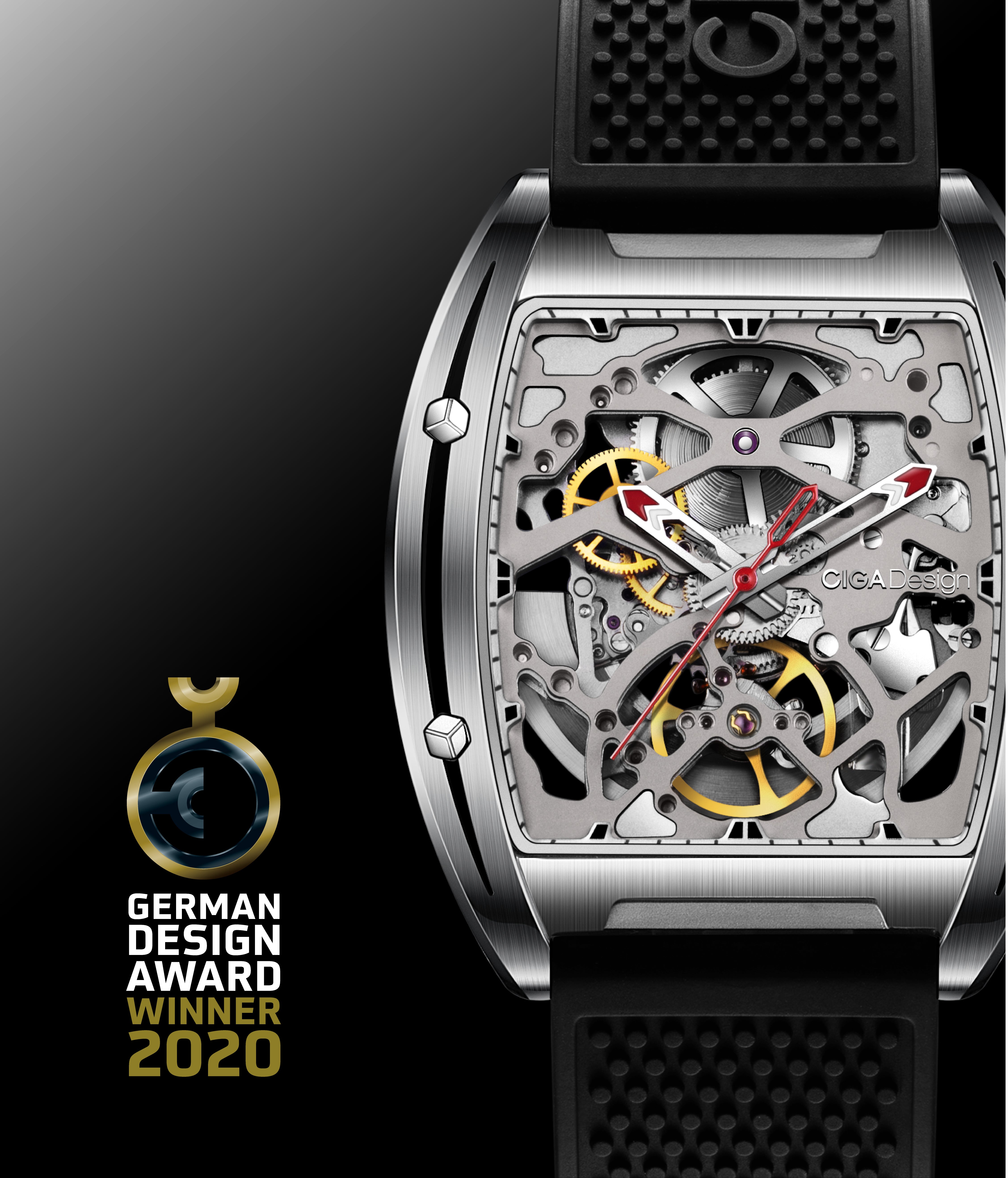 CIGA design SKELETON AUTOMATIC WATCH EDGE ORIGINAL