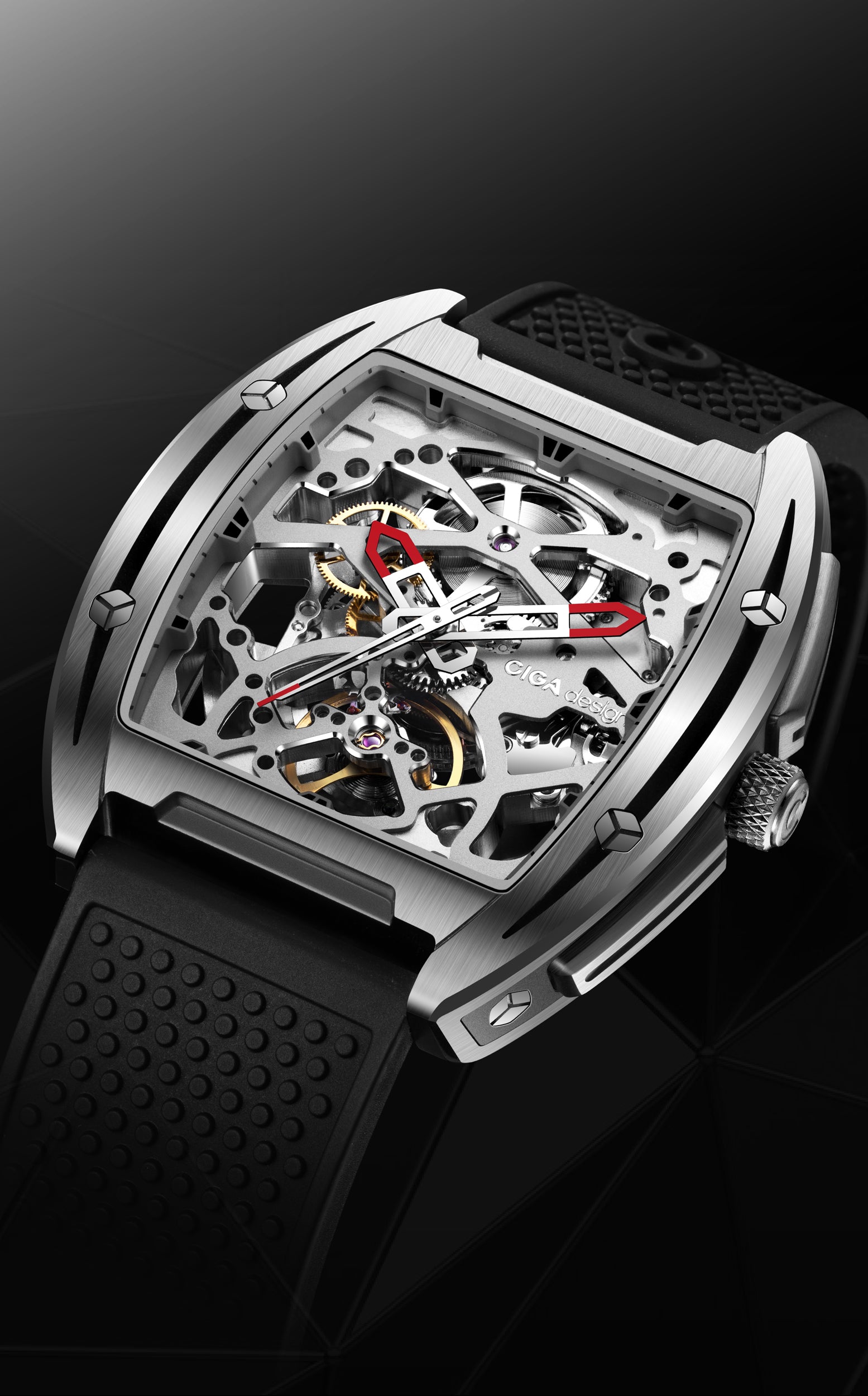 CIGA design SKELETON AUTOMATIC WATCH EDGE ORIGINAL
