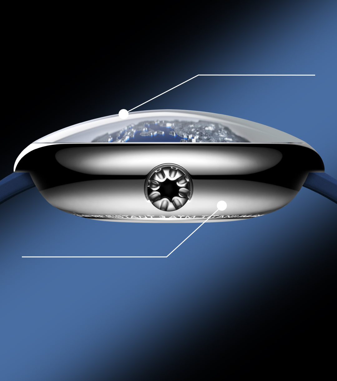 CIGA design MECHANICAL WATCH BLUE PLANET II