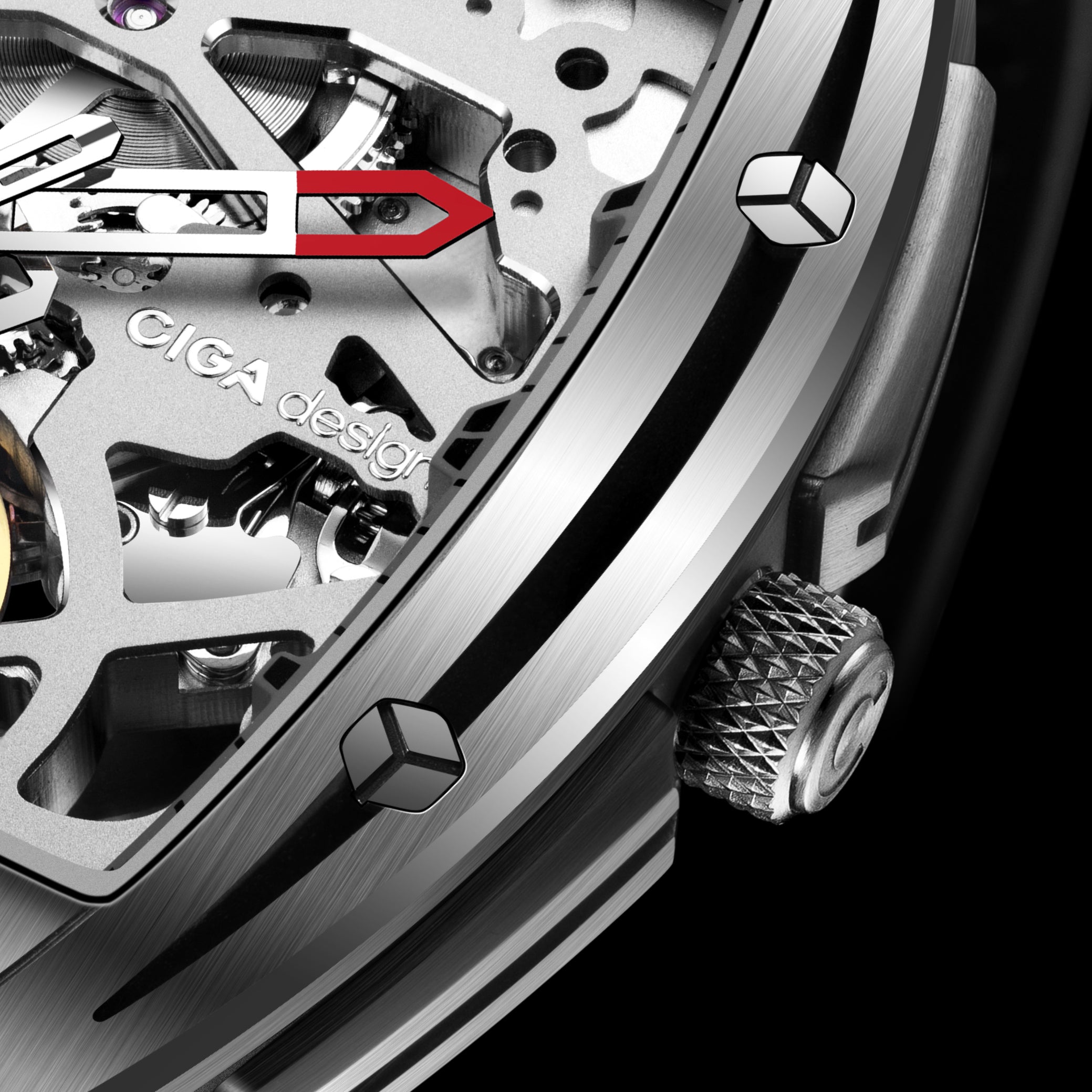 CIGA design SKELETON AUTOMATIC WATCH EDGE ORIGINAL