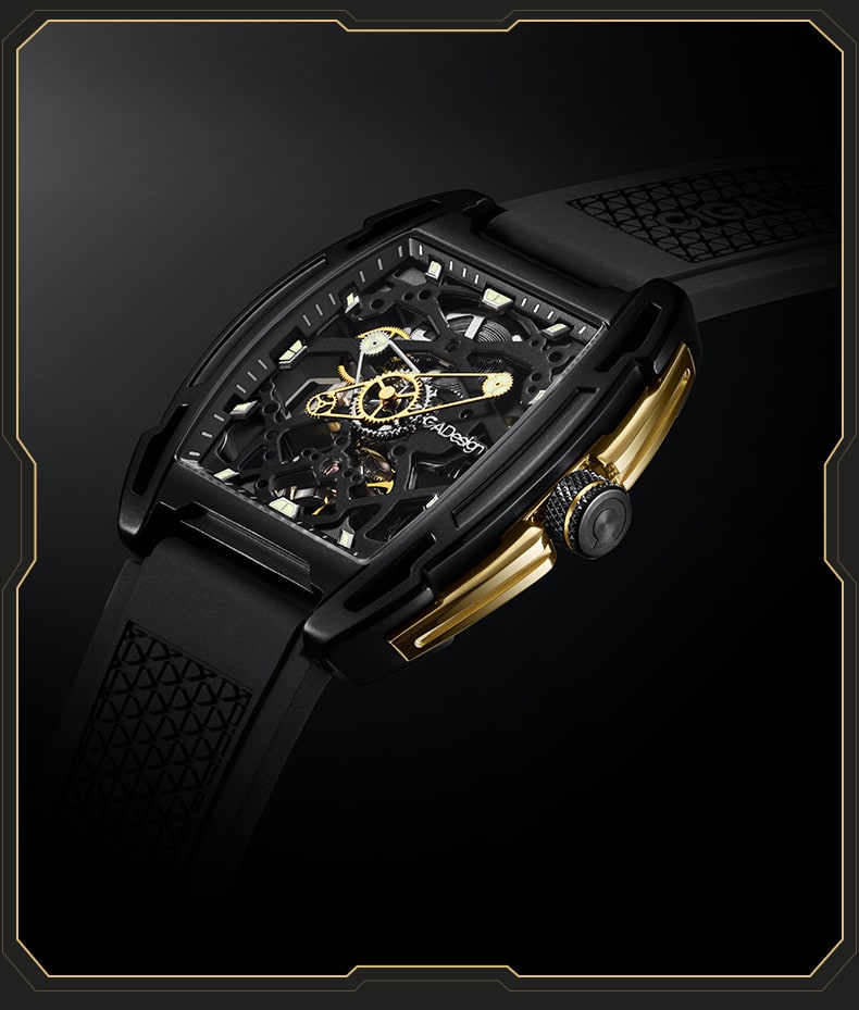 CIGA Design Mechanical Watch Series Z Edge - Exploration-Black