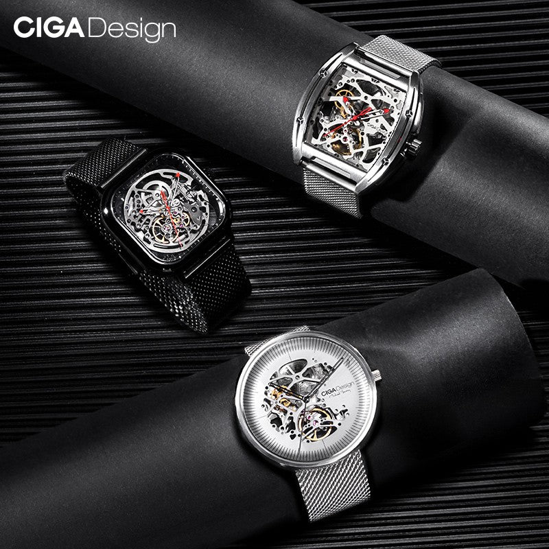 CIGA Design Milanese stainless steel quick-release strap