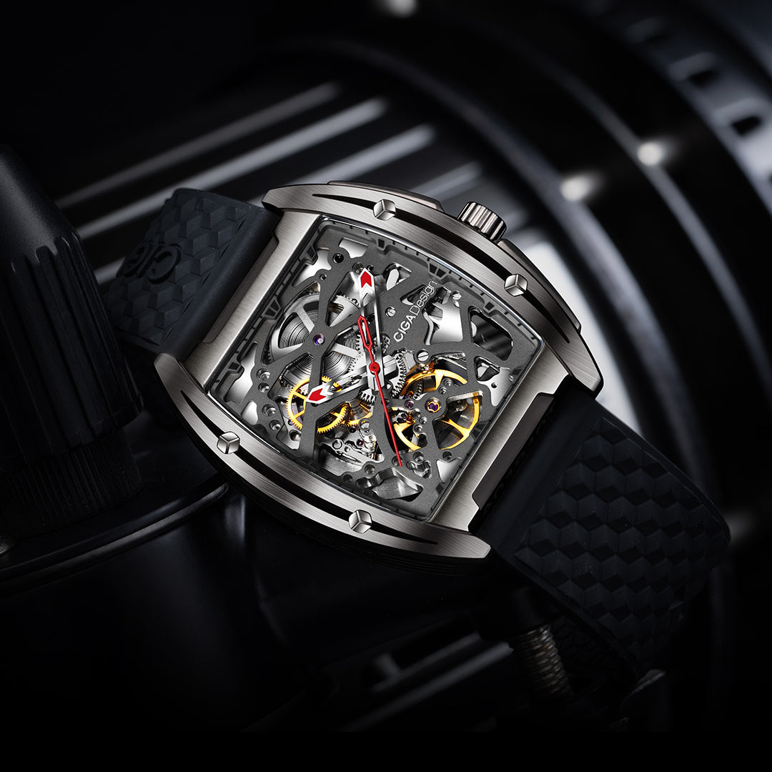 CIGA Design Mechanical Watch Series Z Edge - Titanium Black